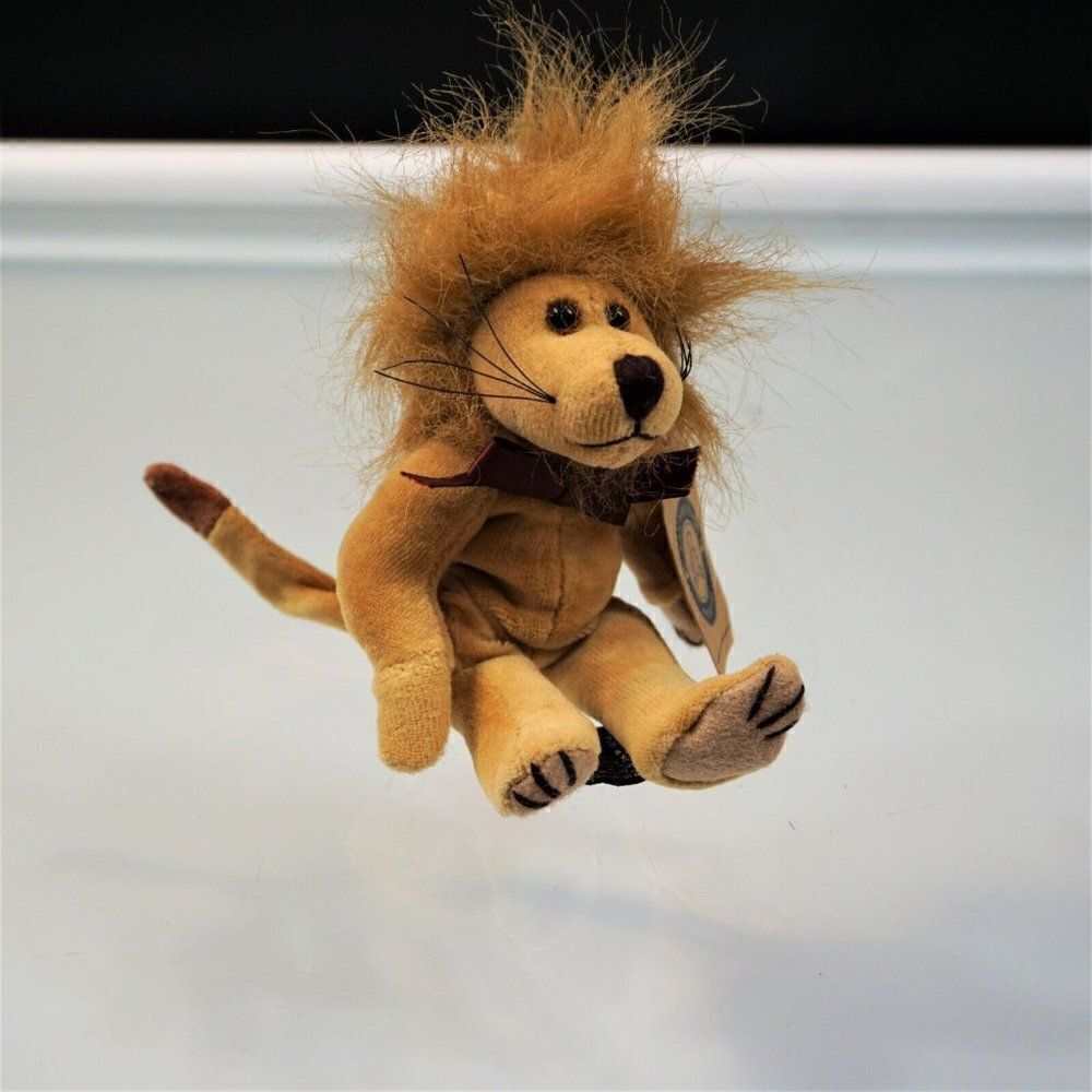 1998 Baby Boyds Bears Lance Lion Vintage Plush Furry Mane w Tags Stuffed Animal